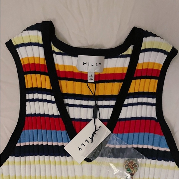 Milly Striped Midi Dress - Picture 5 of 7